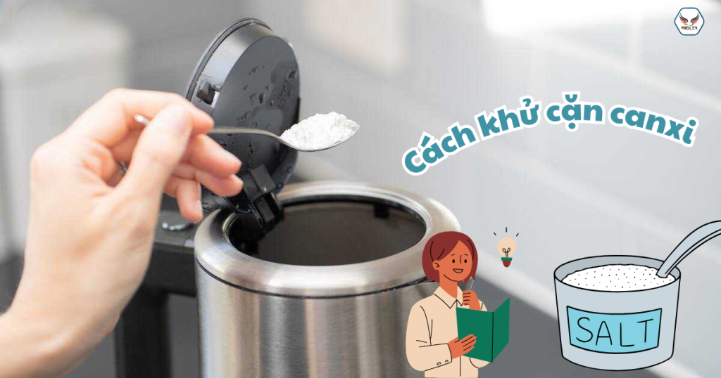cách khử cặn canxi